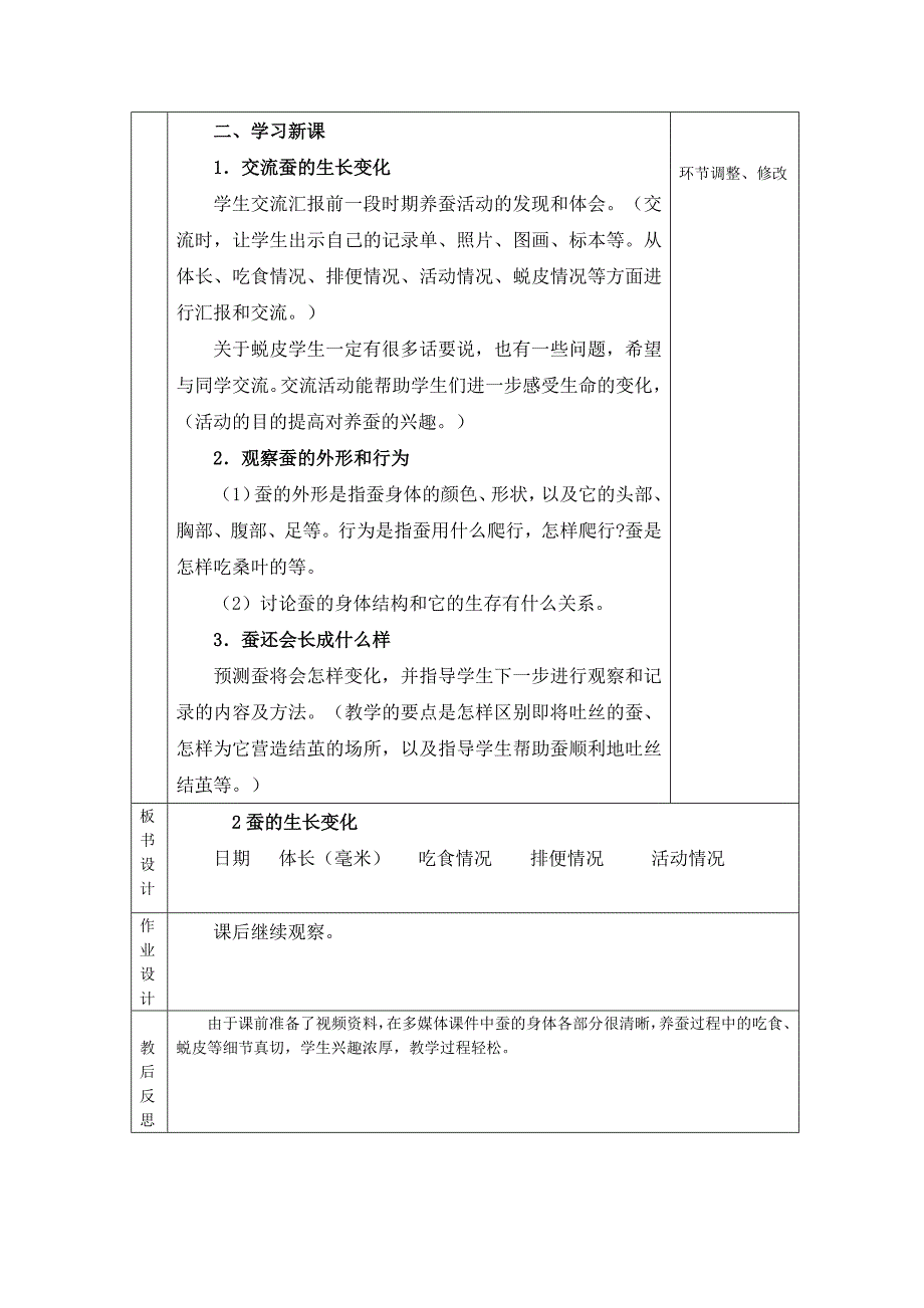 第二课　　蚕的生长变化_第2页