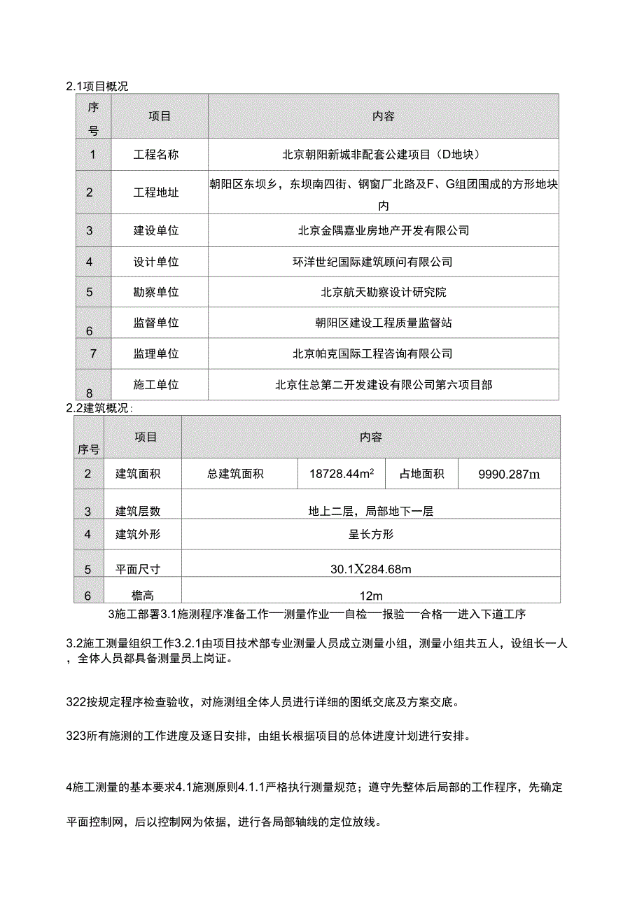 朝阳新城商业楼测量施工方案_第3页