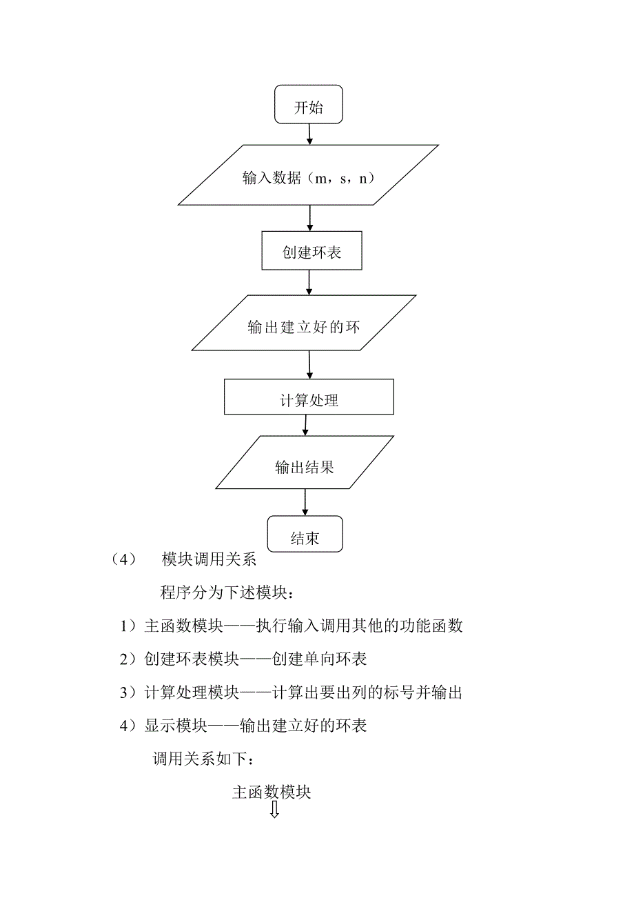 数据结构约瑟夫环实验报告_第4页