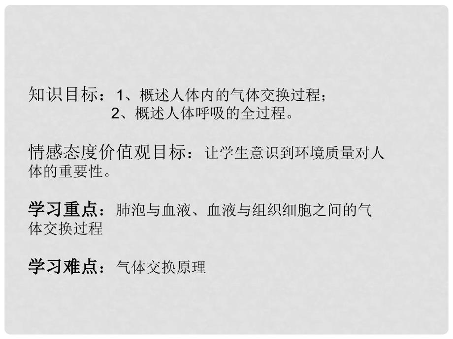 山东省临朐县第四中学七年级生物下册 人体与外界的气体交换（第三课时）课件 新人教版_第2页