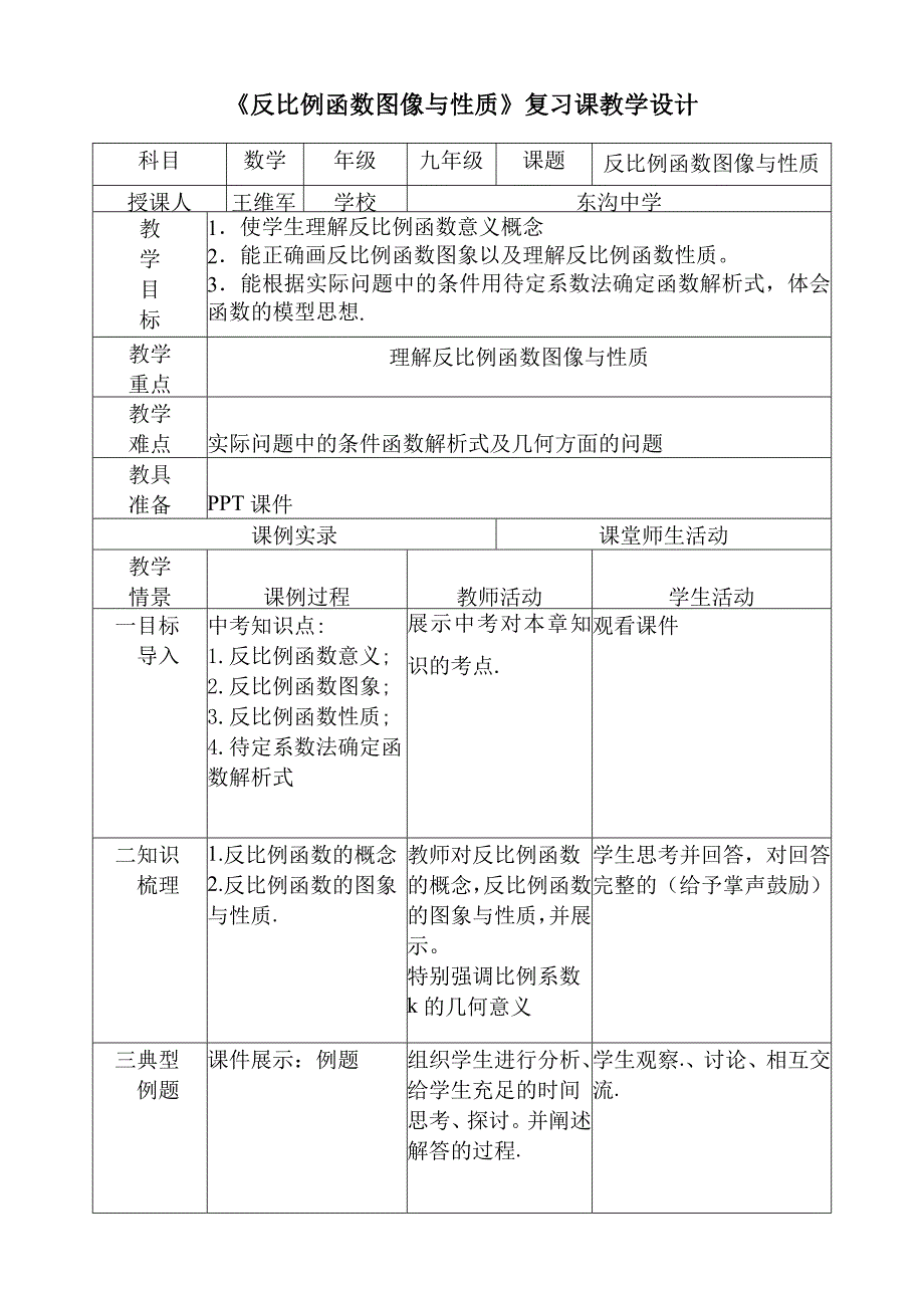 反比例函数图像与性质_第1页