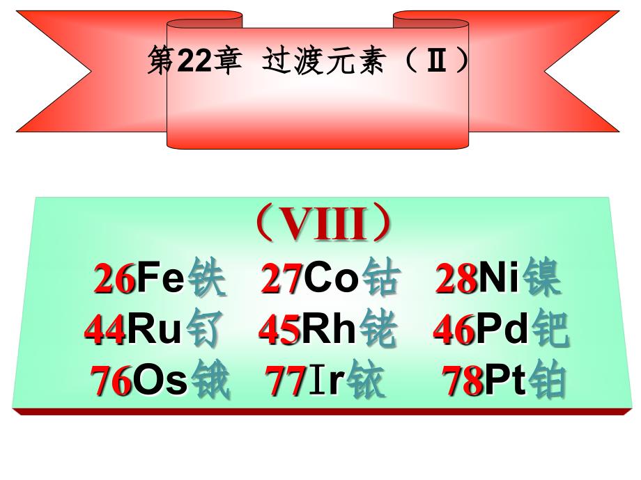 VIII族元素简介PPT课件_第1页