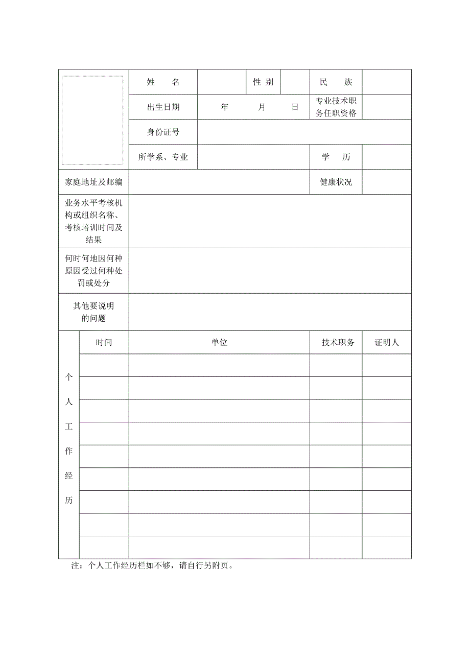 最新医师变更执业地点申请表_第3页