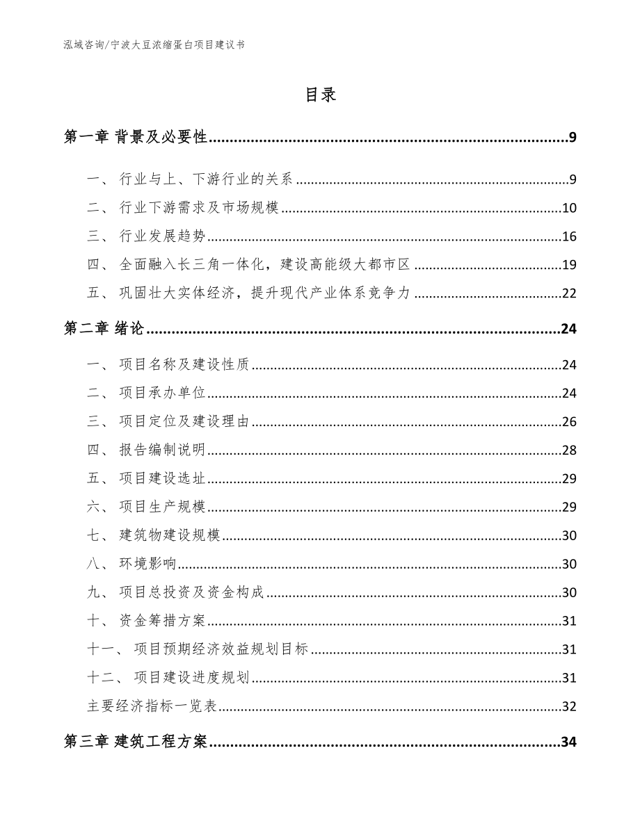 宁波大豆浓缩蛋白项目建议书（模板范本）_第2页