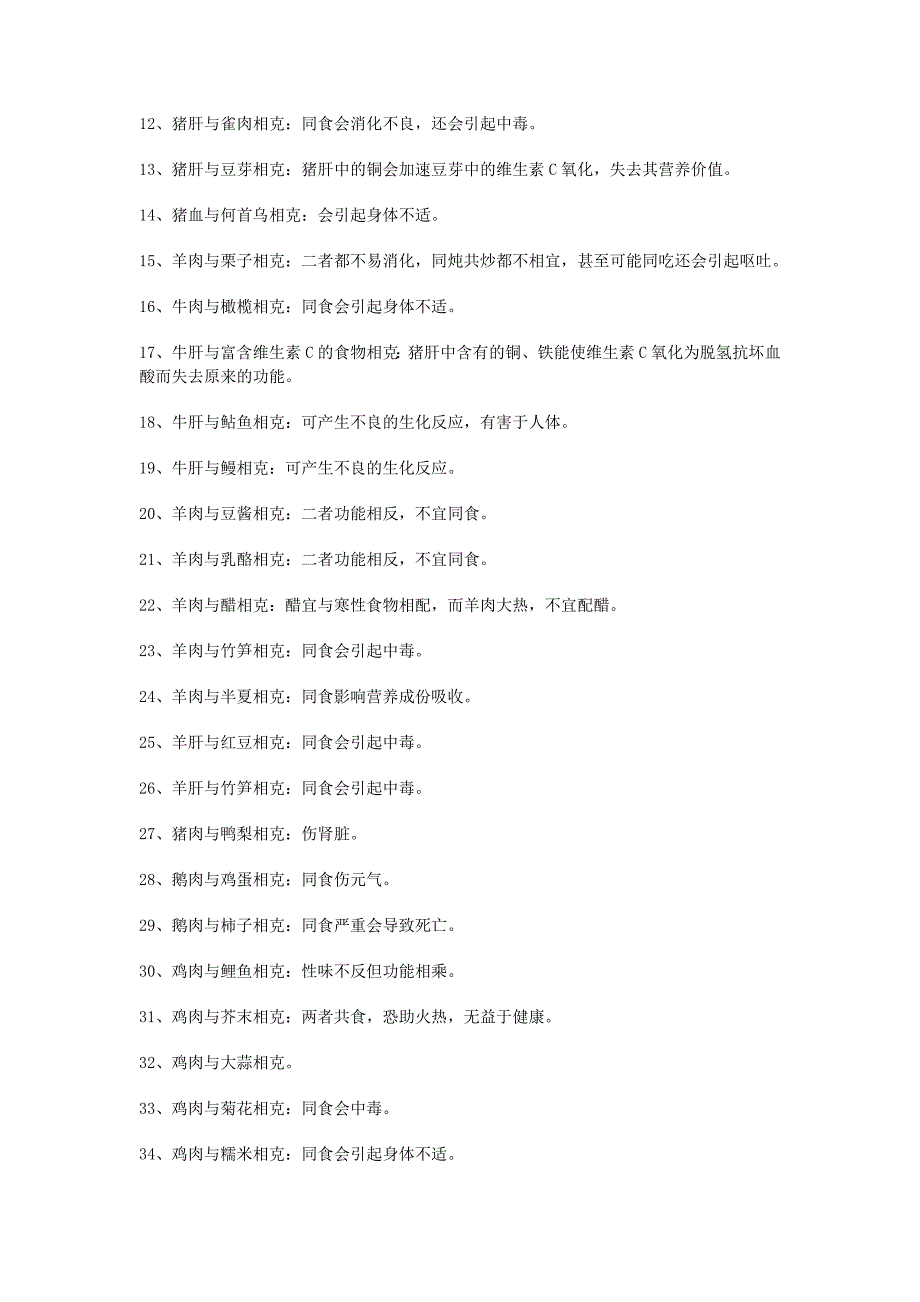 食物相克及相宜_第3页