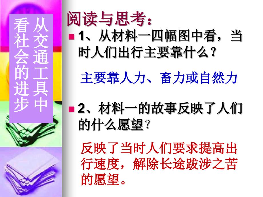 综合探究六在生活中感受工业文明课件_第2页