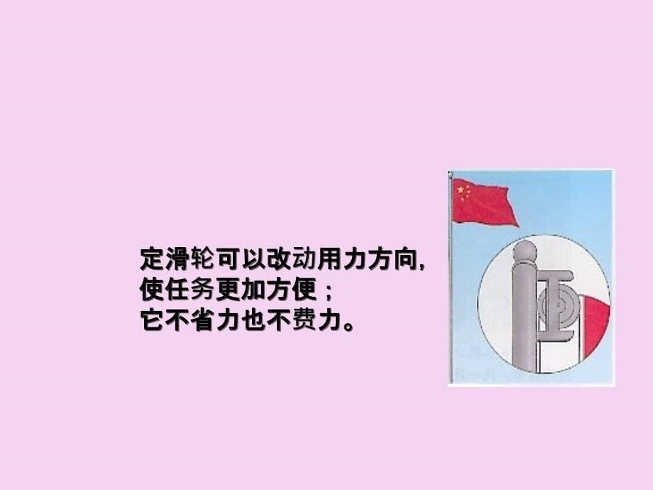 向下拉动绳子时旗子怎样运动PPT课件_第5页