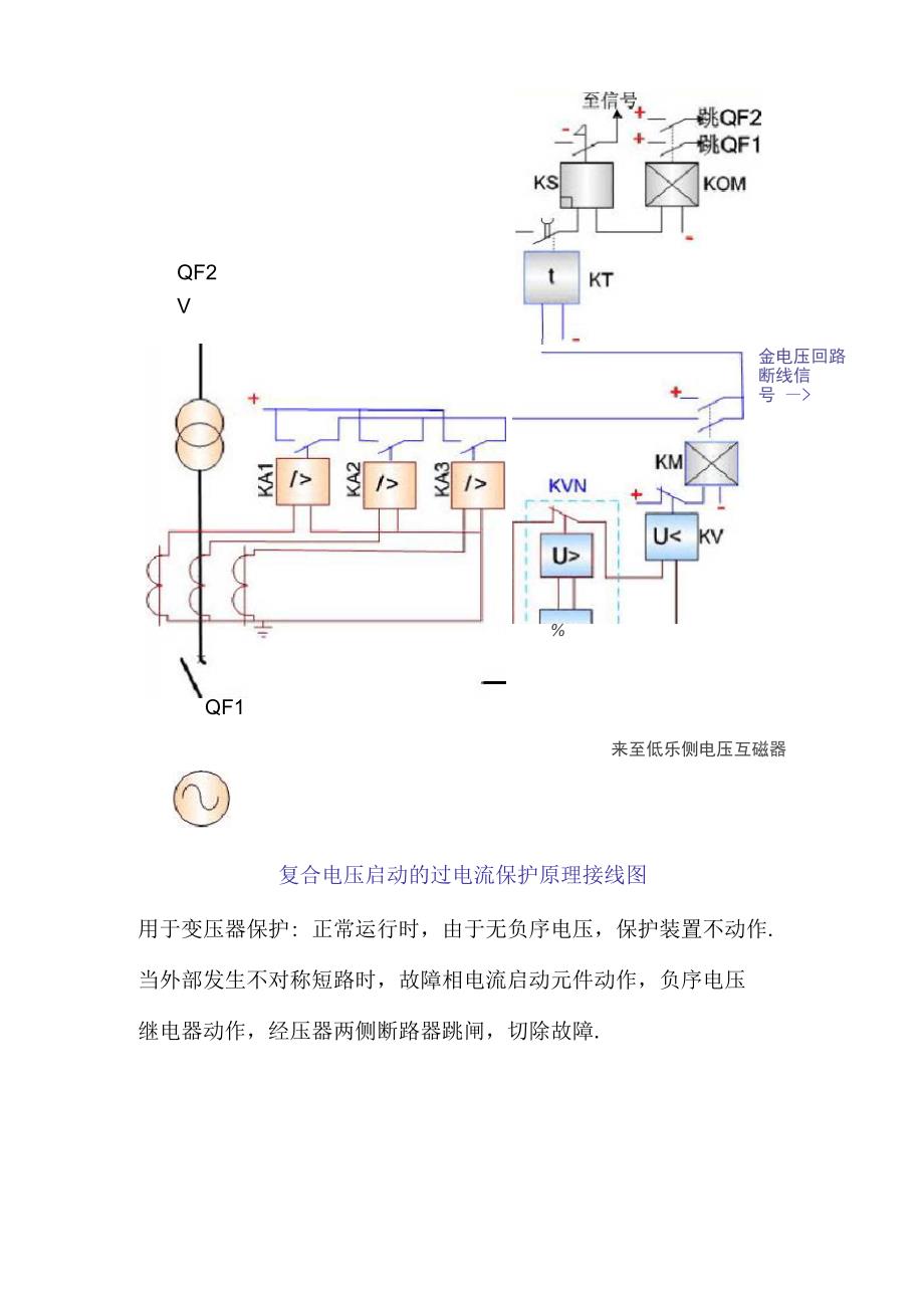 复合电压闭锁过流保护的原理_第3页