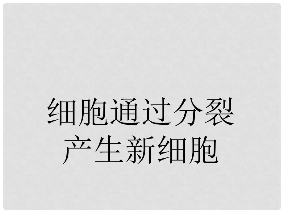 云南省昆明青云实验学校七年级生物上册 细胞通过分裂产生教学课件 新人教版_第4页