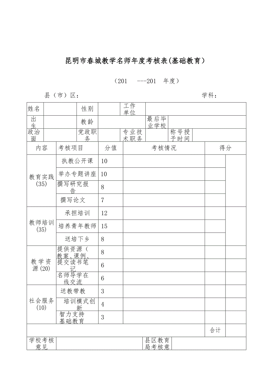 精品资料2022年收藏昆明市城教学名师评选基础教育_第3页