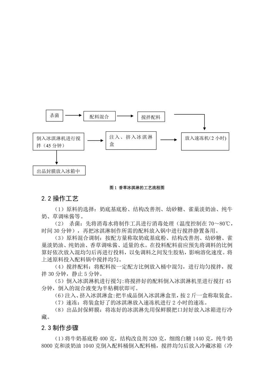 香草冰淇淋的制作工艺流程_第5页