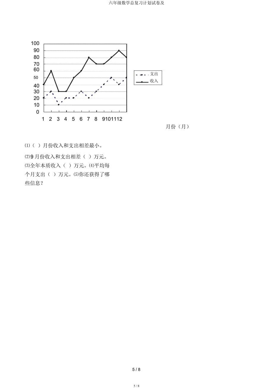 六年级数学总复习计划试卷及.docx_第5页