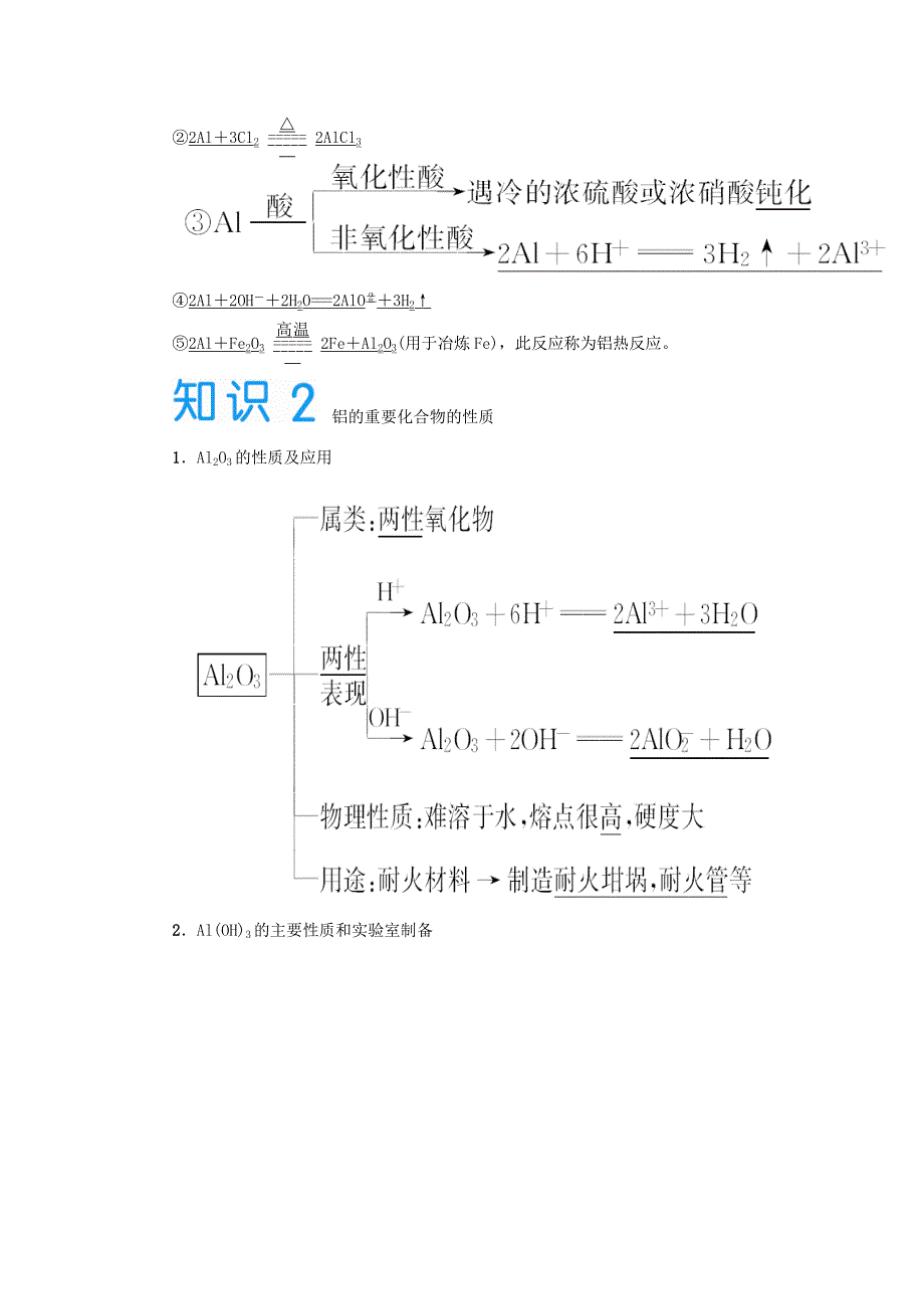 (新课标)高考化学大一轮复习讲义(知识梳理+基础验收+明确考向)第三章-第二节-铝及其化合物(含解析)_第2页