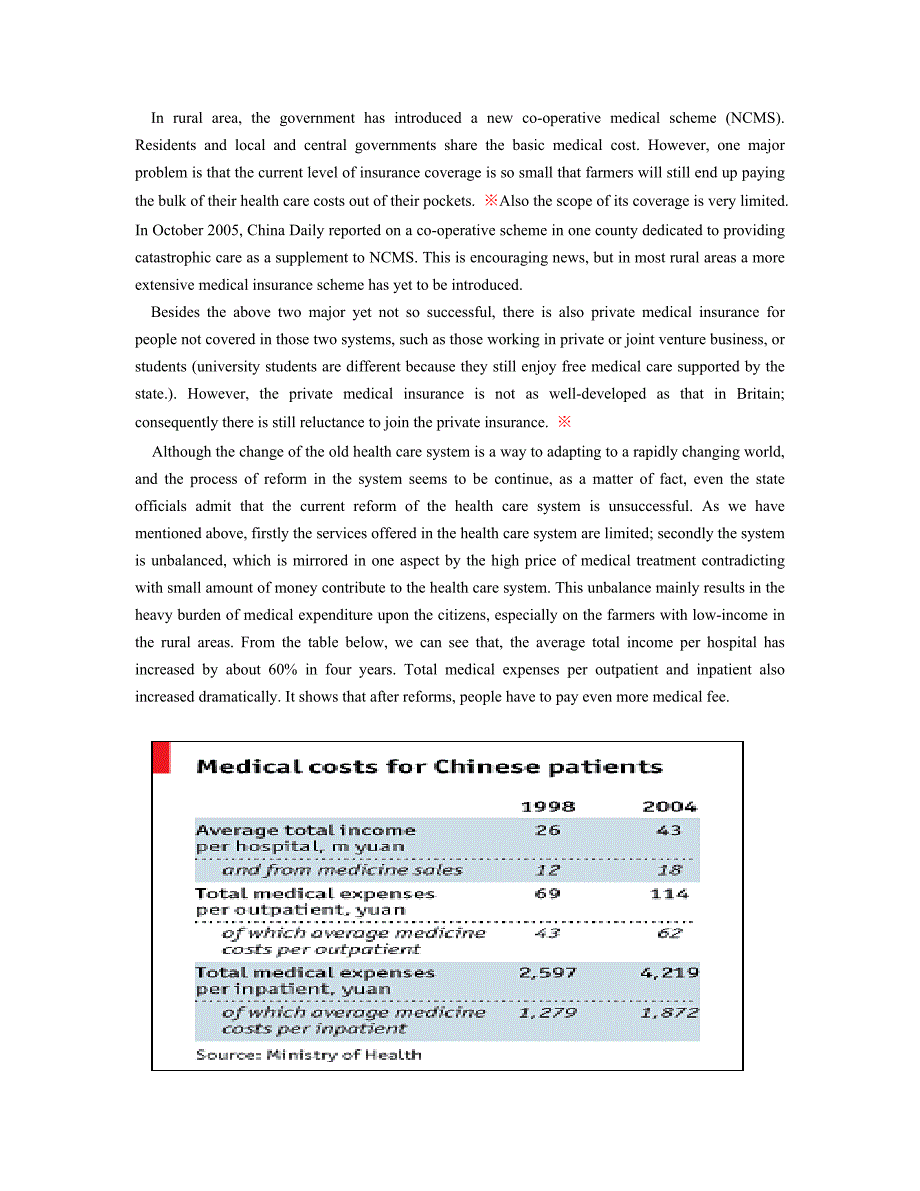 ComparisonofhealthcaresystembetweenBritainandinChina_第4页