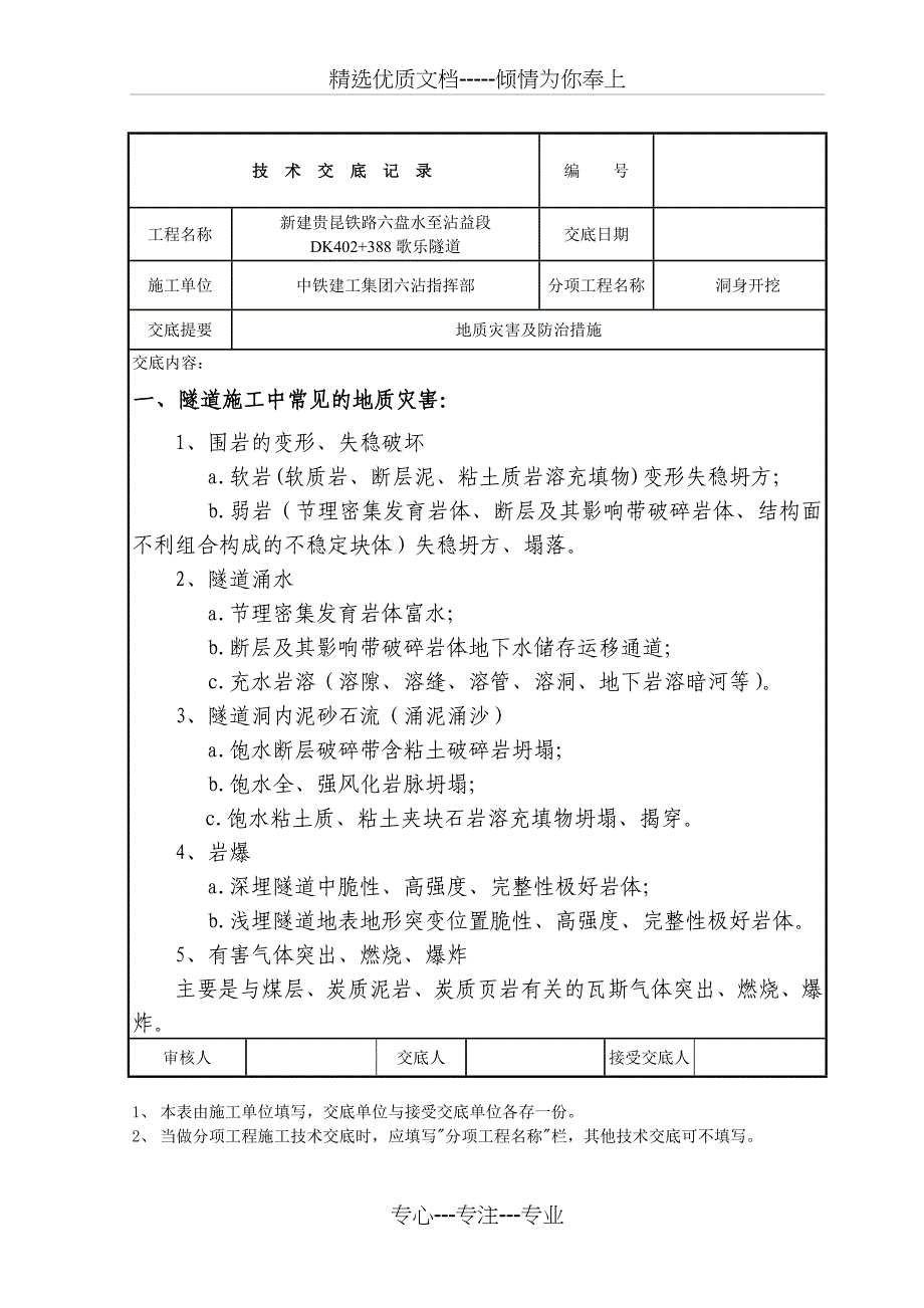 技术交底地质灾害及防治措施_第1页