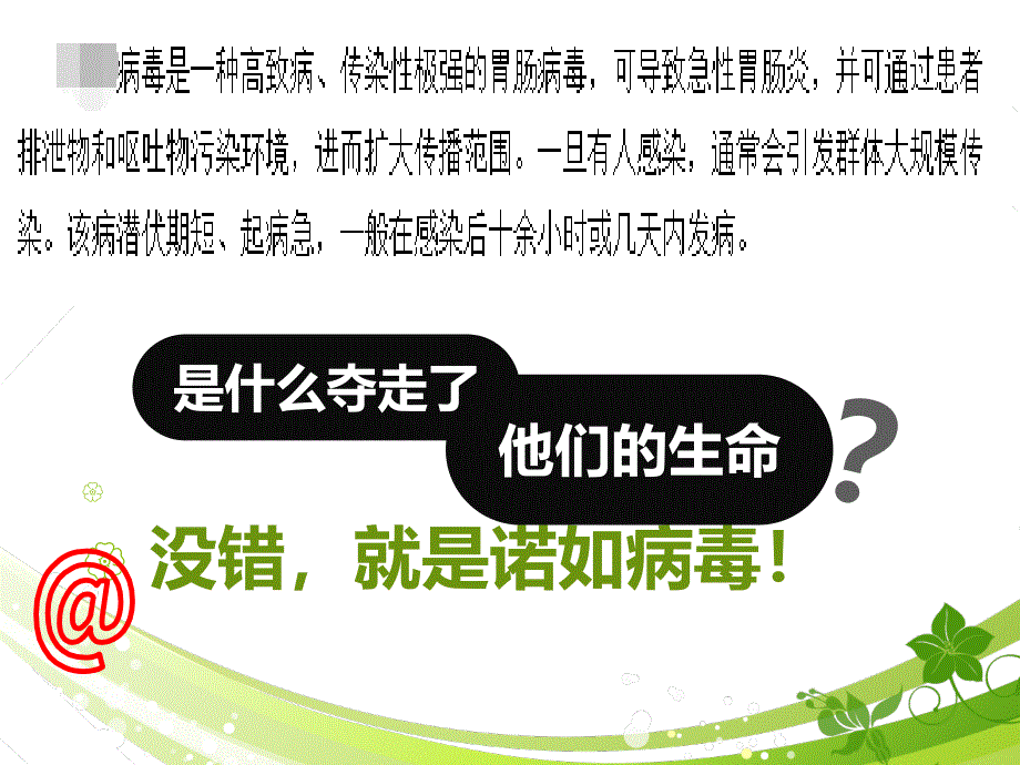 诺如病毒主题班会_第2页