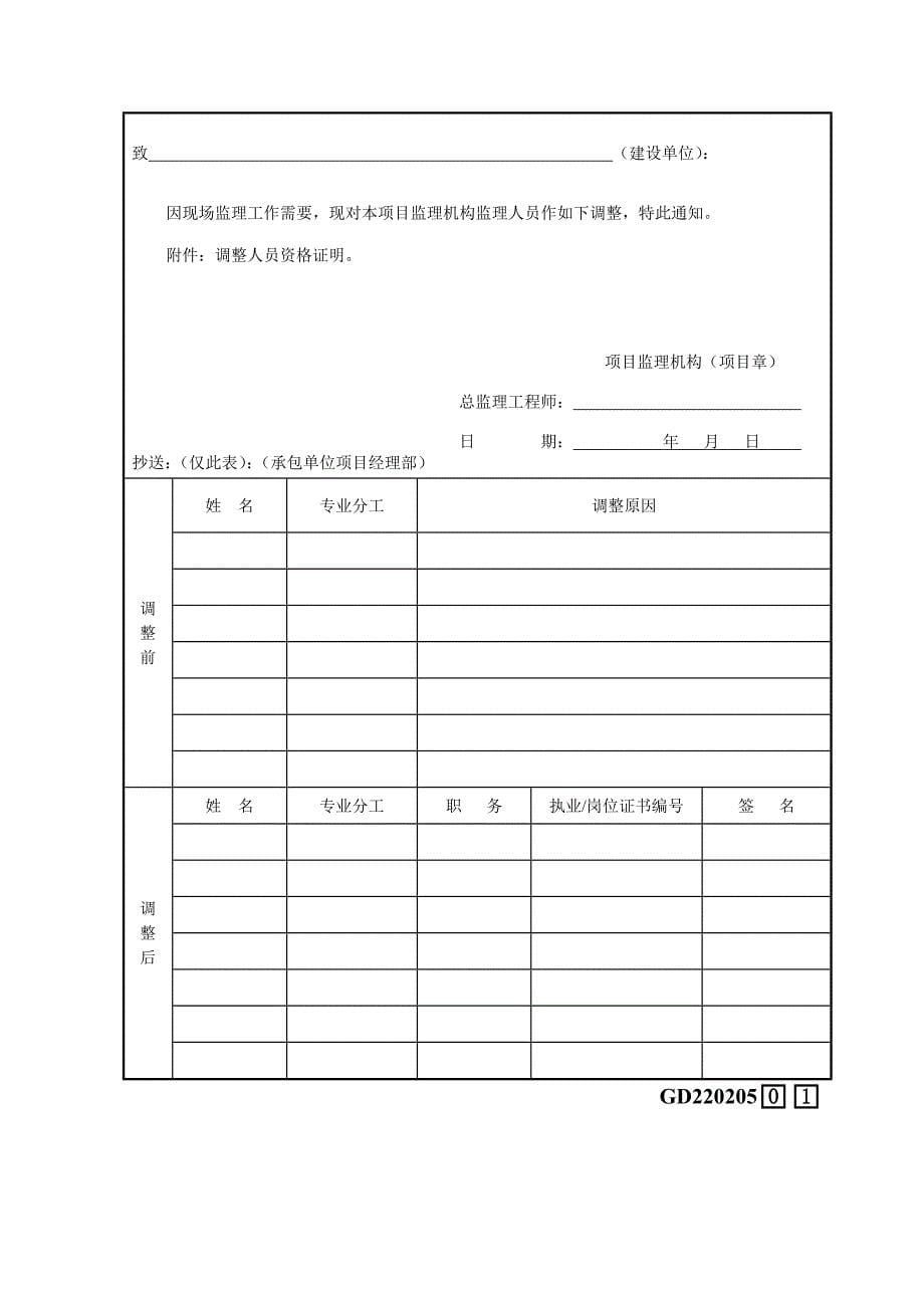 2016版广东省统表监理用表(00)_第5页