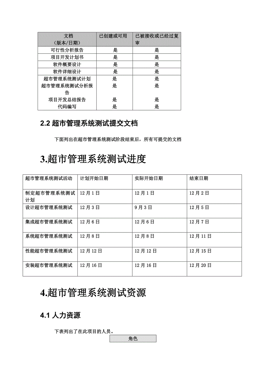 小型超市管理系统测试计划_第2页