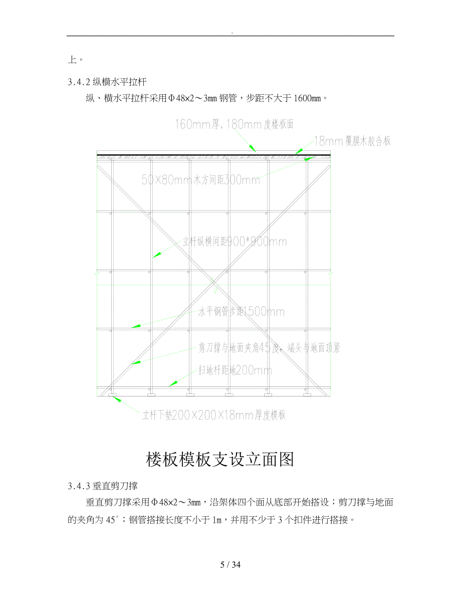 酒店层旋转楼梯间屋面高支模方案培训资料全_第5页