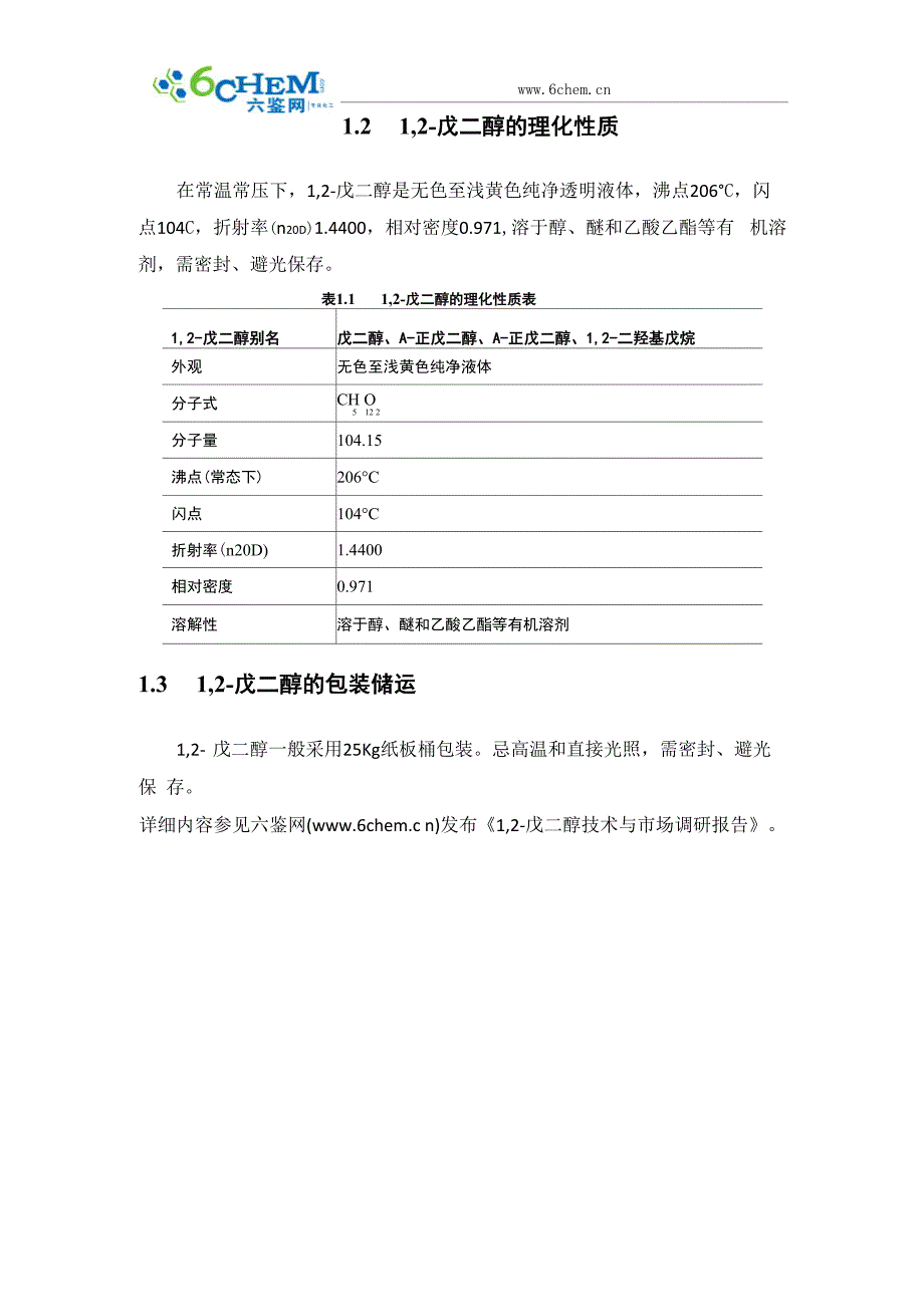 12-戊二醇理化性质与质量指标_第3页