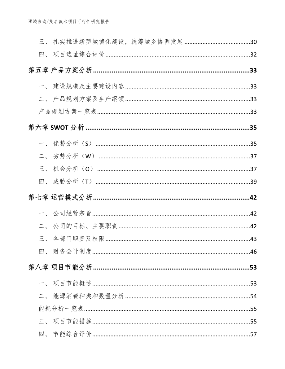 茂名氨水项目可行性研究报告_模板_第2页