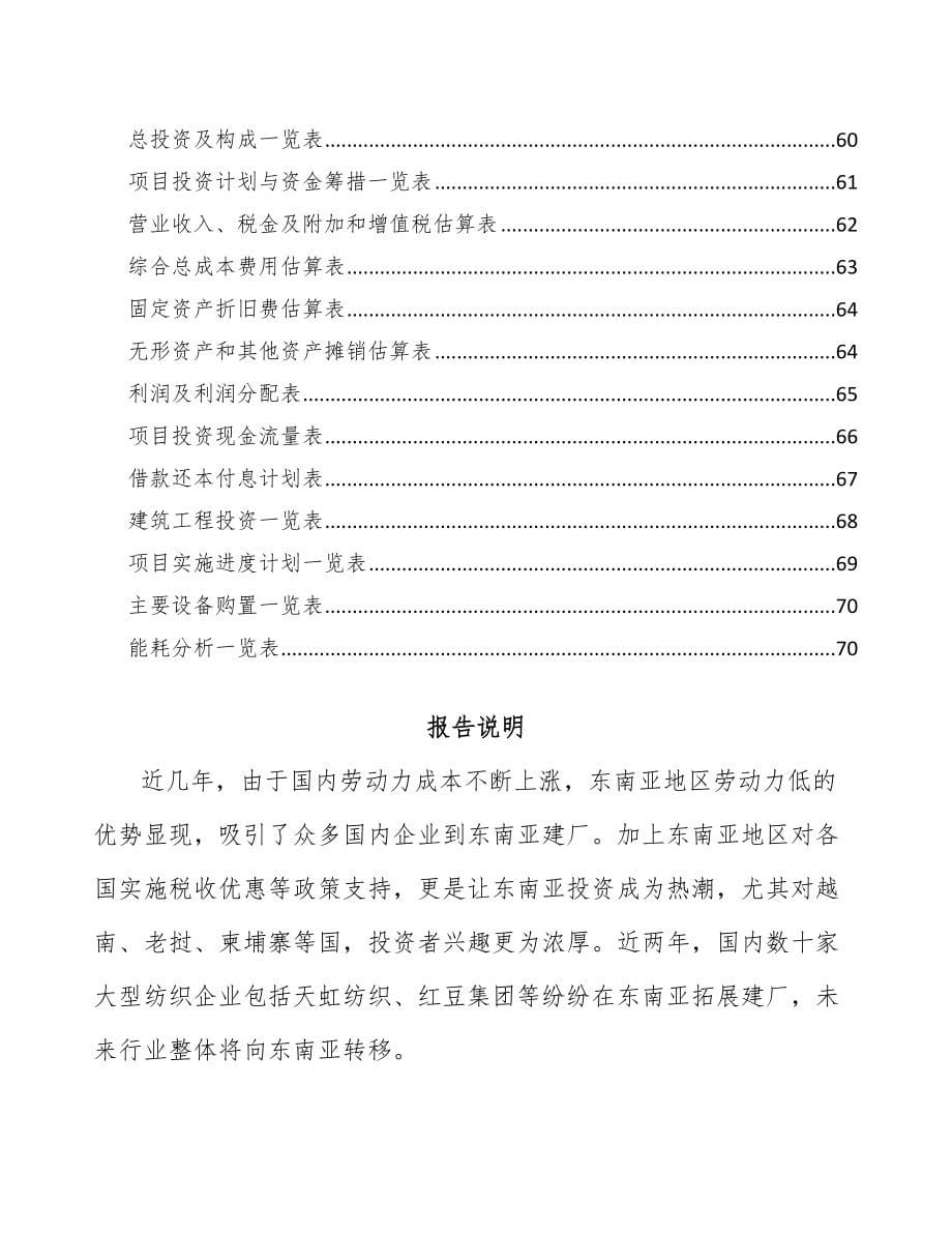 郑州经编织布项目可行性研究报告_第5页