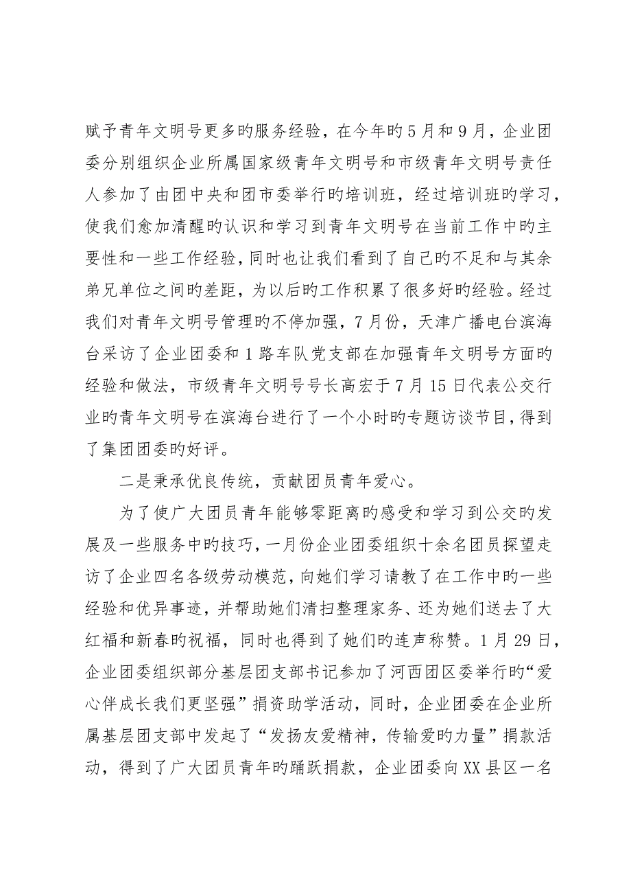 公司团委工作总结模板4篇_第2页