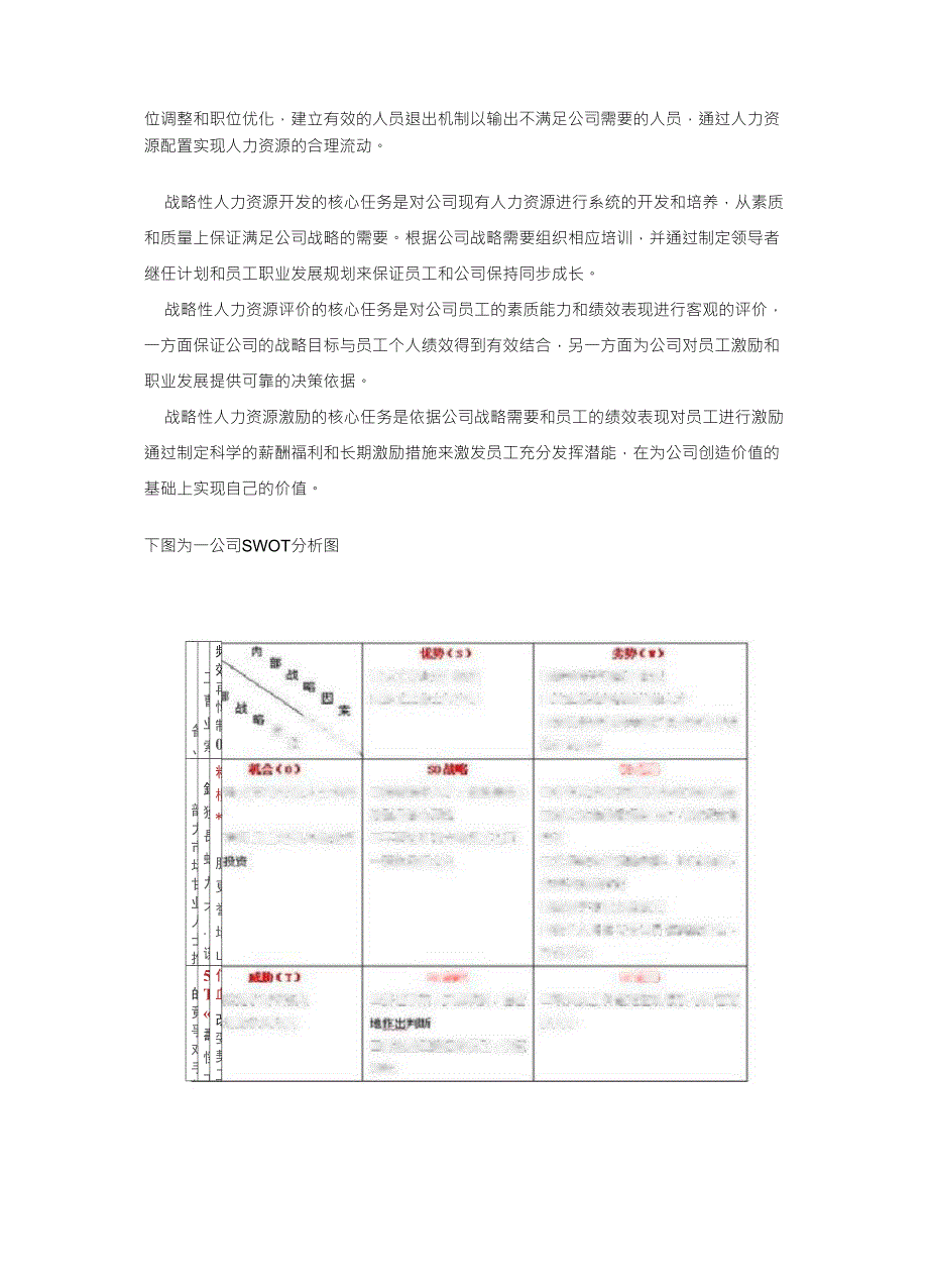 战略性人力资源管理SWOT分析_第4页