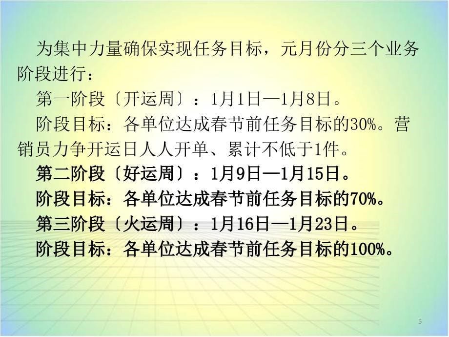 蛇年保险公司开门红推动方案课件保险开门红_第5页