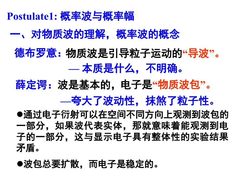 大学物理课件：概率波与概率幅_第1页