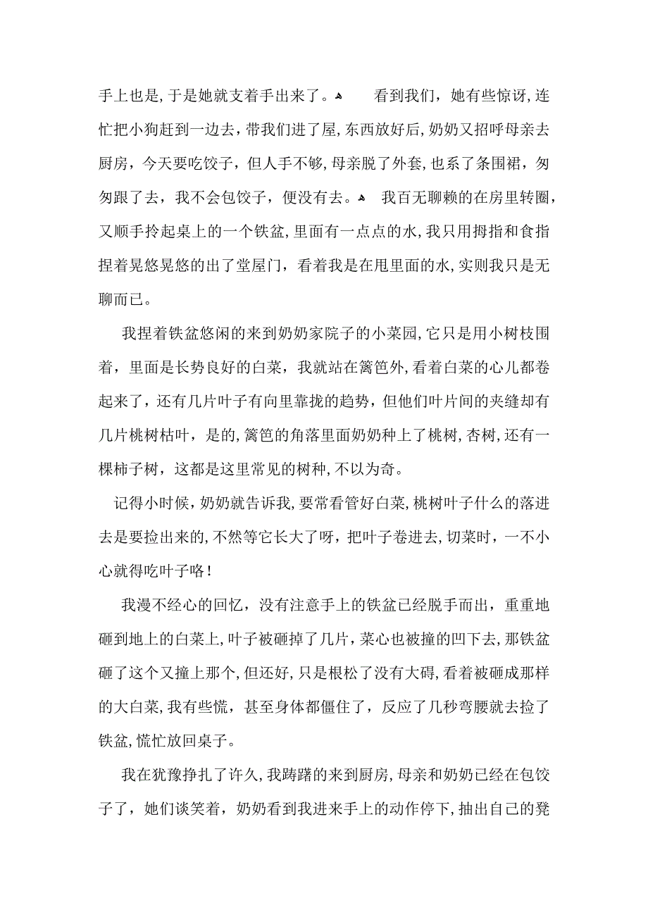 奶奶写人作文汇编六篇_第2页