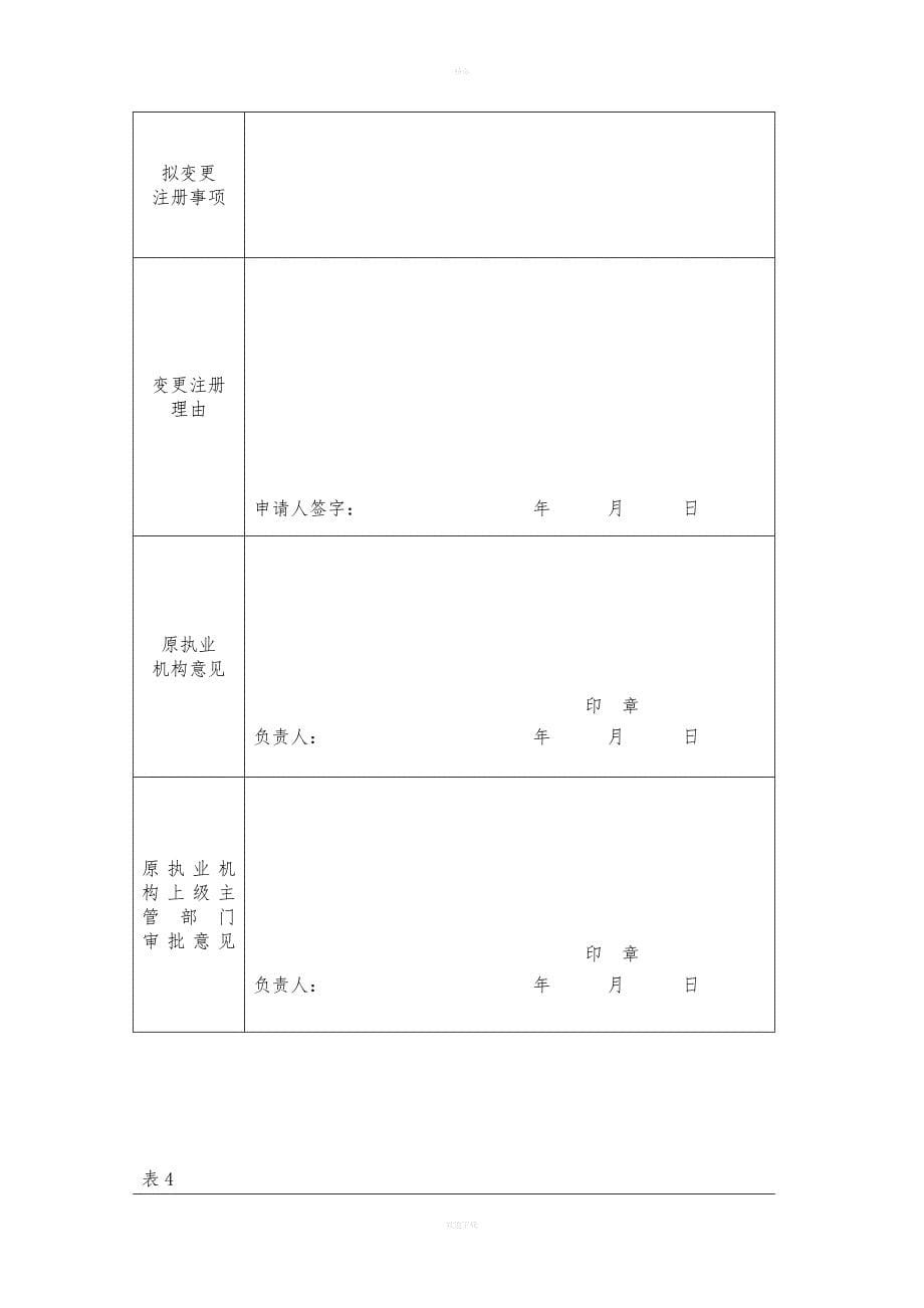 执业助理医师变更申请表.doc_第5页