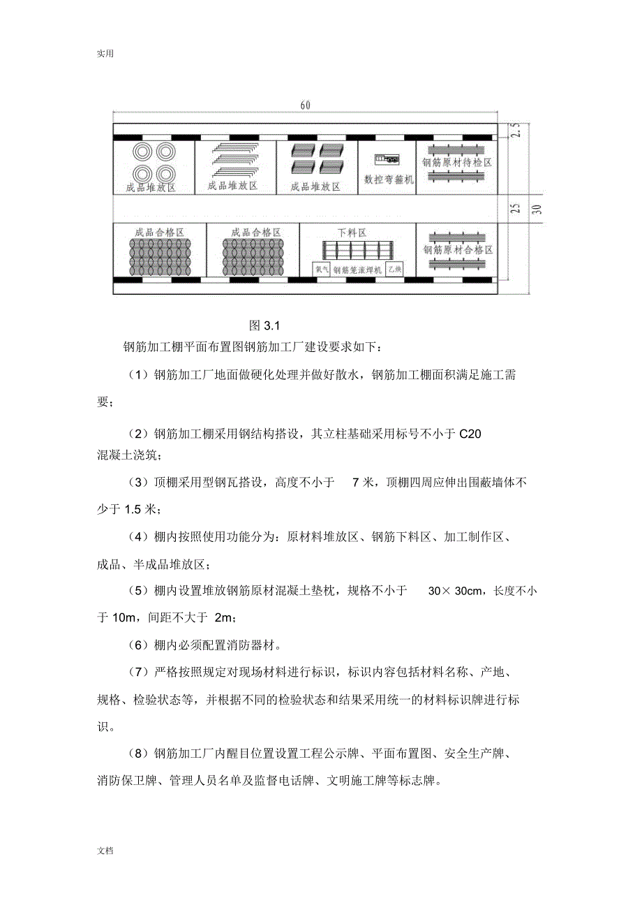 钢筋加工棚施工方案设计_第4页