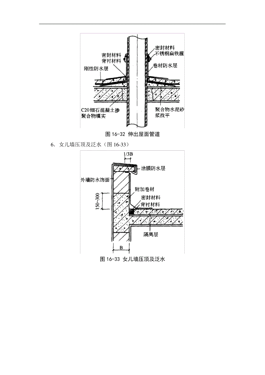 细石混凝土防水屋面节点构造_第3页