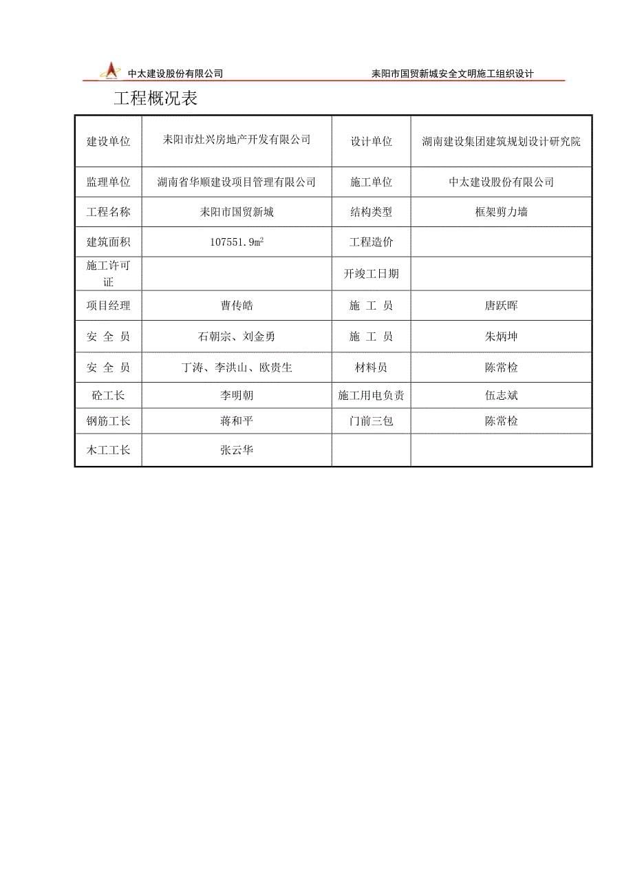 安全文明施工组织设计DOC50页_第5页