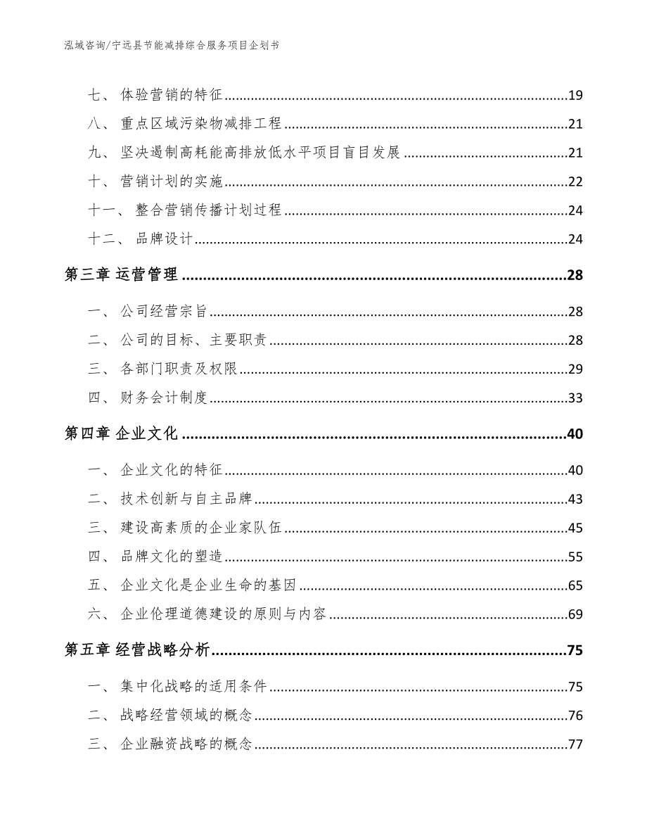 宁远县节能减排综合服务项目企划书（范文参考）_第4页