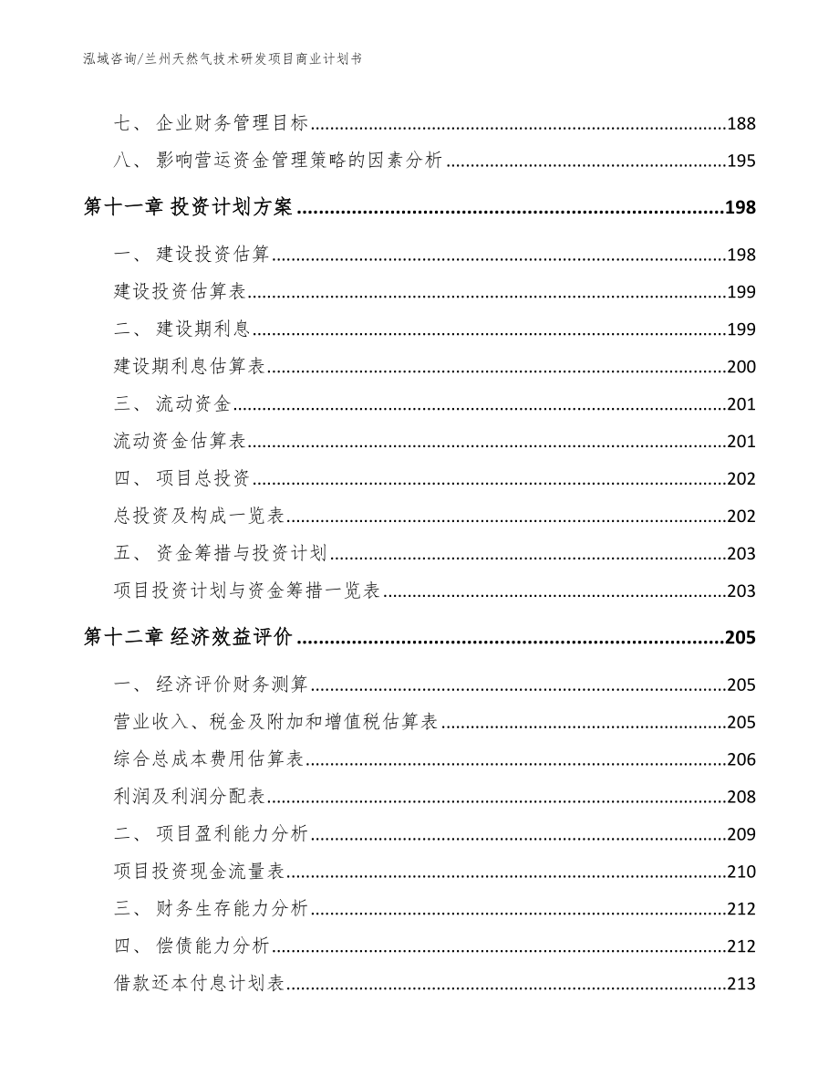 兰州天然气技术研发项目商业计划书_第4页