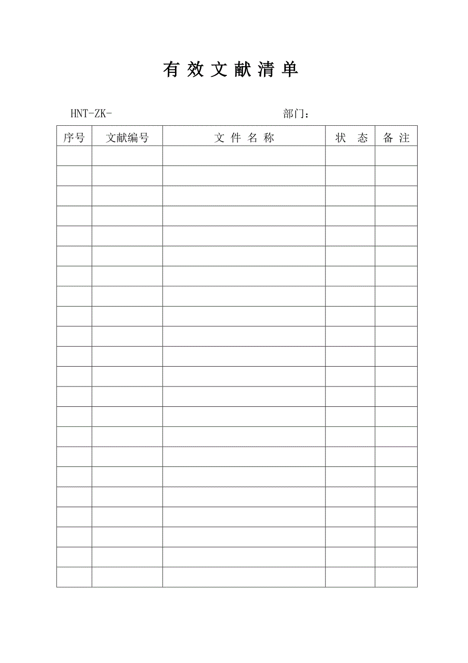 质量全新体系表格_第1页