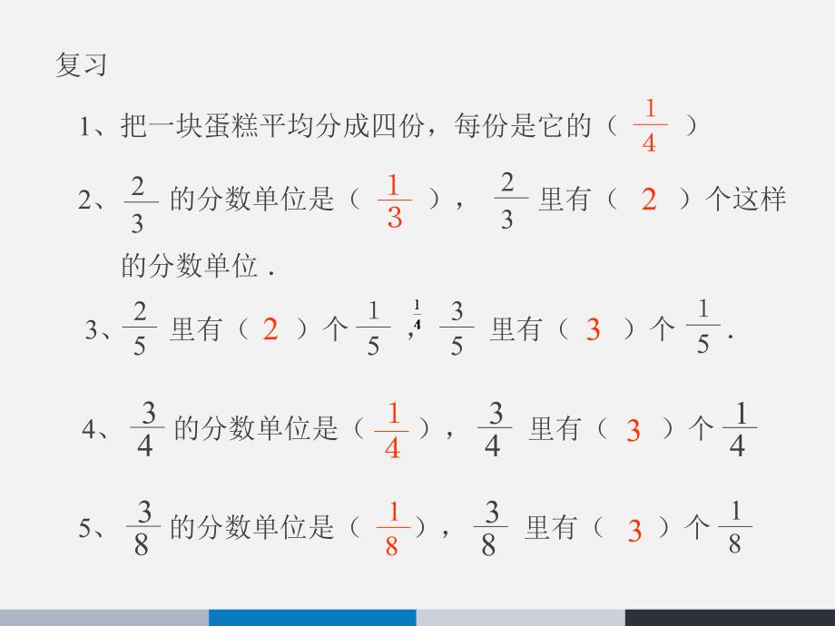 三年级上数学课件-比较分数大小-北师大_第2页