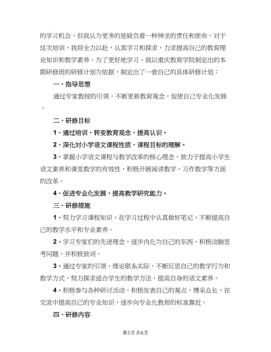 教师研修培训的工作计划（三篇）.doc_第5页