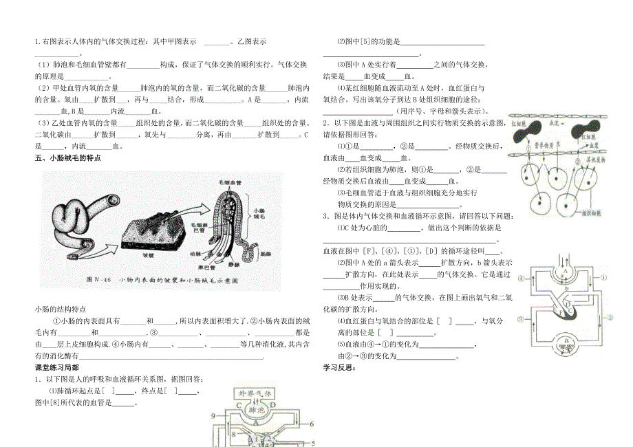 《血液循环》导学案_第2页