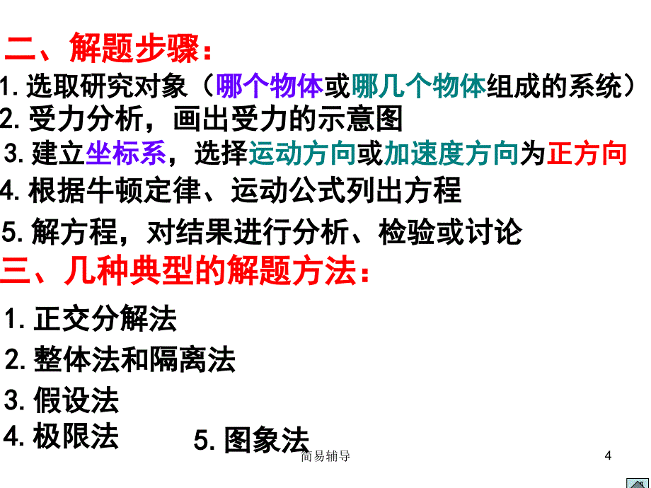 高一物理牛顿运动定律的应用【优选课堂】_第4页