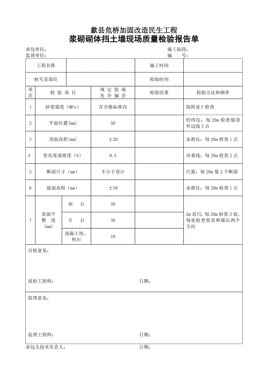 现场质量检验表1-39_第1页