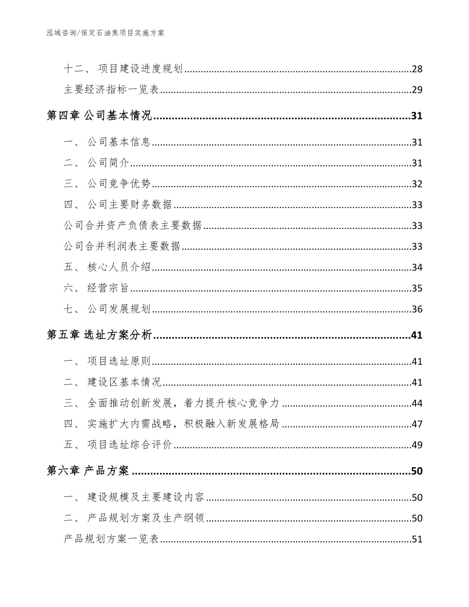 保定石油焦项目实施方案_范文_第3页