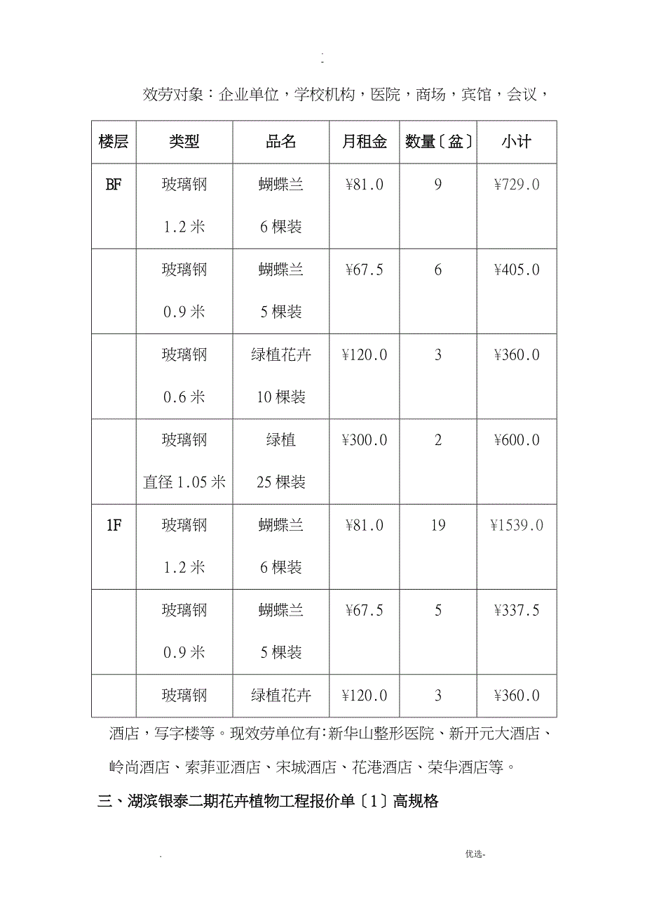 花卉租摆项目投标书_第3页