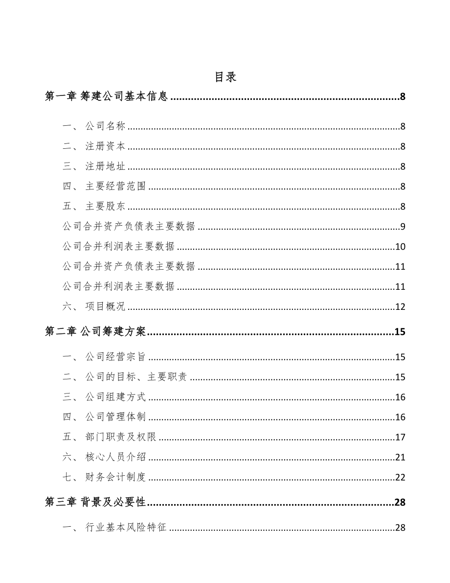 广西关于成立通信产品公司可行性研究报告(DOC 80页)_第2页