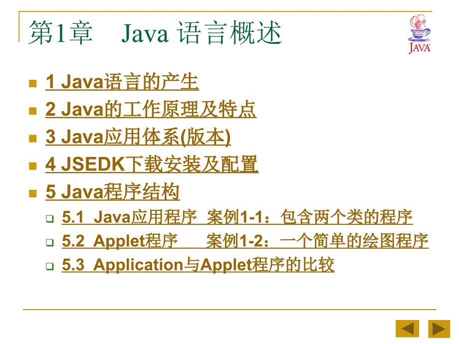 Java语言最新实用教程(第1课)第1章JAVA语言概述_第3页