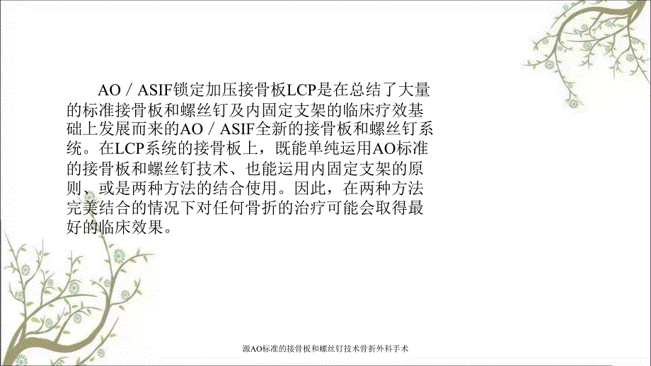 源AO标准的接骨板和螺丝钉技术骨折外科手术_第3页