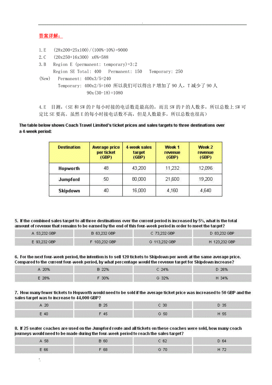 超详解—毕马威(KPMG)笔试【经典24题&amp;36题】_第2页