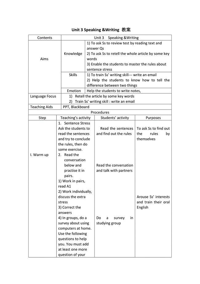 7AU3Speaking&amp;ampamp;Writing